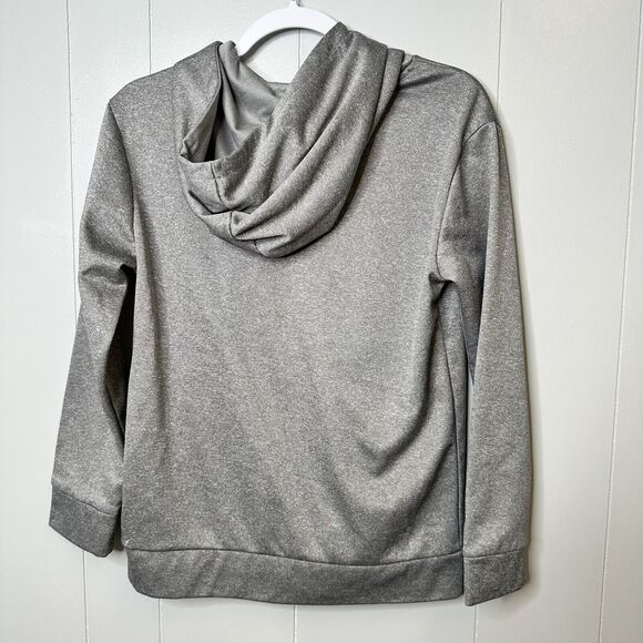 Puma Sweatshirt Boys Youth L (14-16) Gray Hoodie Puma Logo Kangaroo Pocket 2pcs - Picture 7 of 11